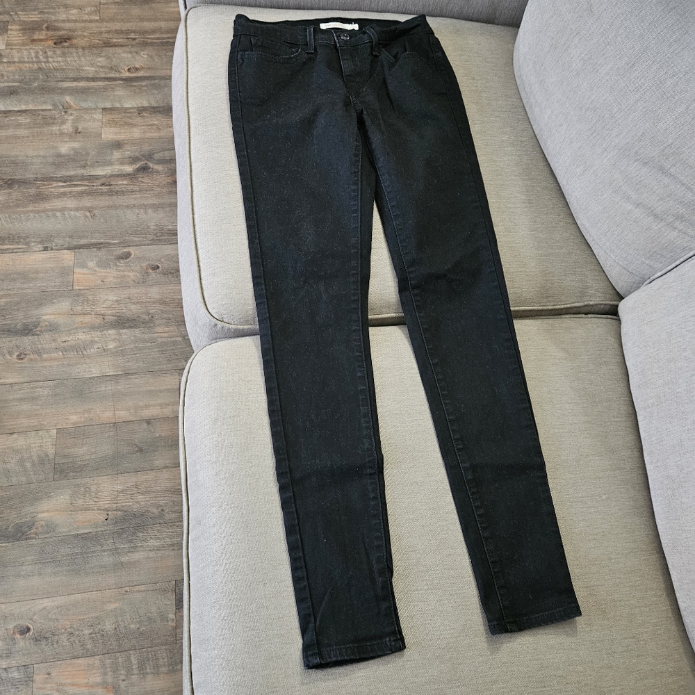 Levi's black super skinny jeans Size 27
